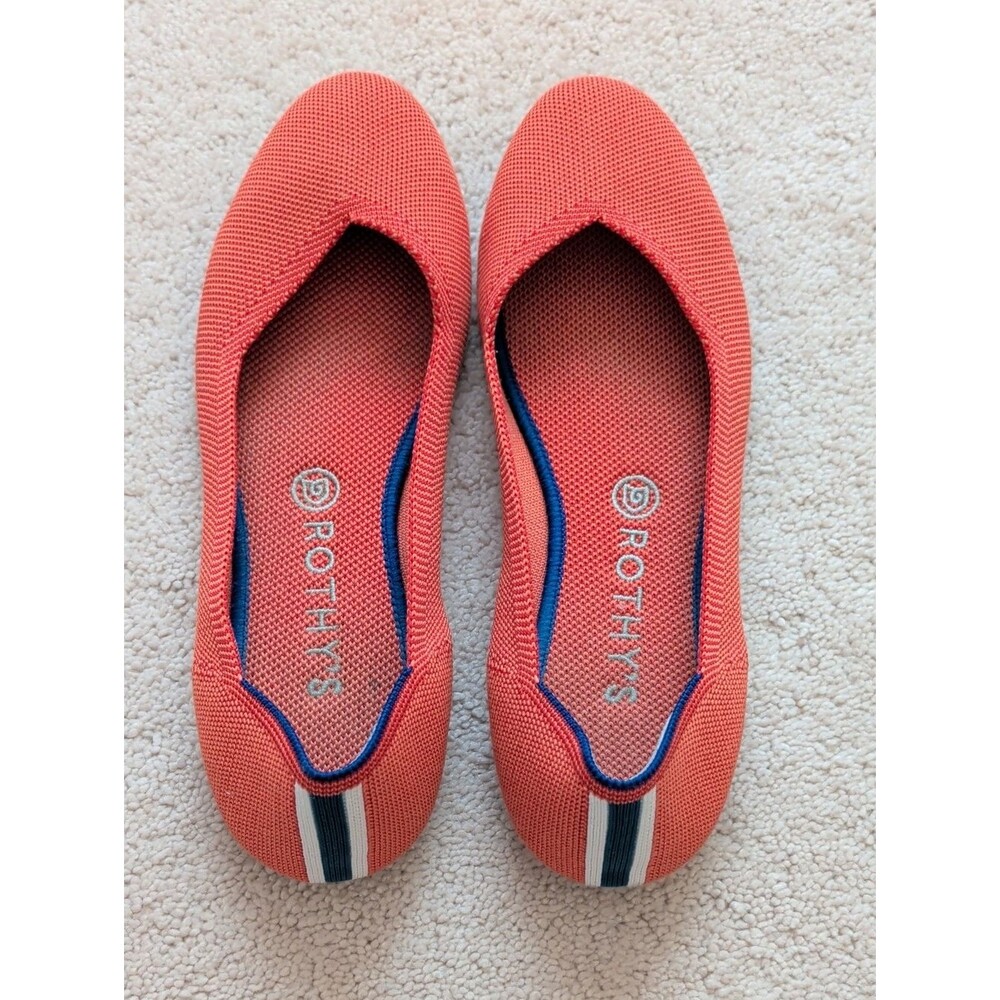 Rothy's The Flat In Persimmon Size 10